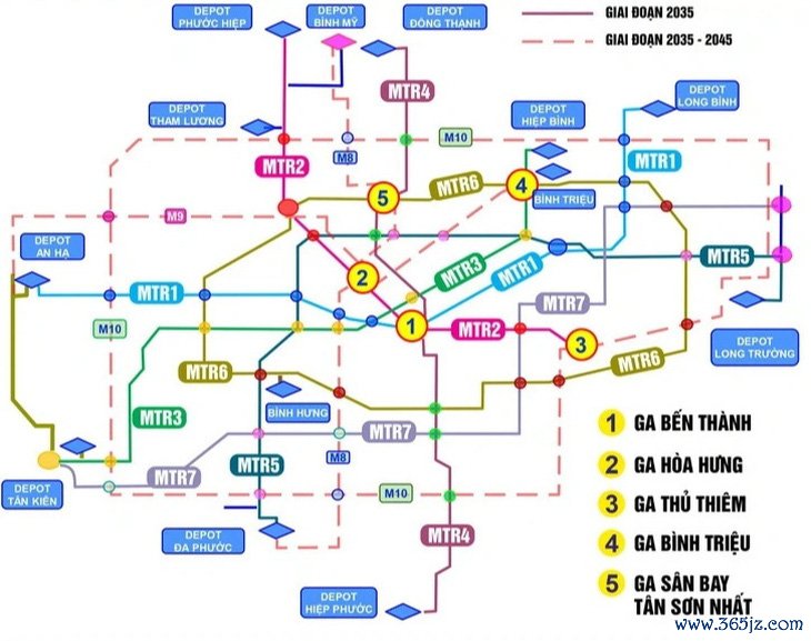 Thay đổi cách làm metro số 5 ngã tư Bảy Hiền - cầu Sài Gòn - Ảnh 1.