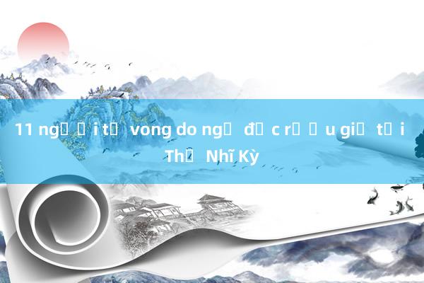 11 người tử vong do ngộ độc rượu giả tại Thổ Nhĩ Kỳ